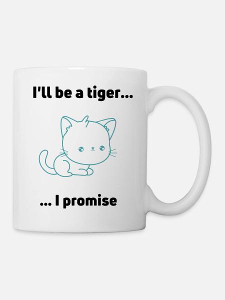 Soyez un tigre - Mug blanc - blanc