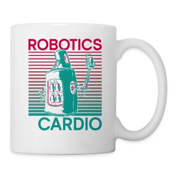 Robot Robotics Engineer Robotics - Tasse - Weiß - Rechts