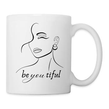 Beautiful - Tasse - Weiß - Rechts