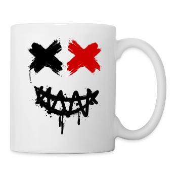 graffiti smile - Mug - white - Right