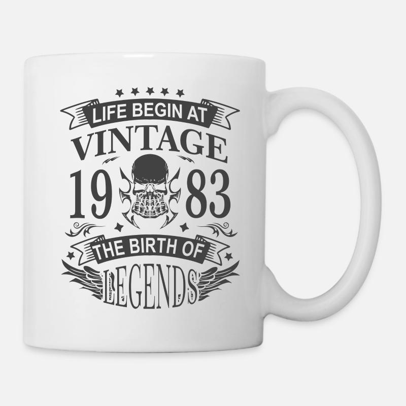 40th birthday legend proven since 1983 born - Mug - white