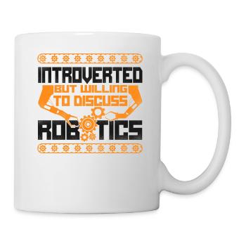 Robot Robotics Engineer Vintage - Mug - white - Right