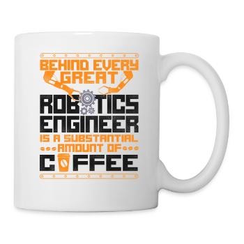 Robot Robotics Engineer Coffee - Mug - white - Right