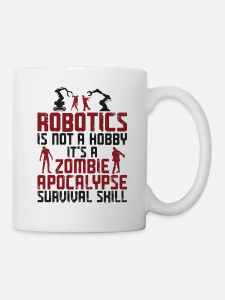 Robot Robotics Engineer Robotics - Tasse - Weiß