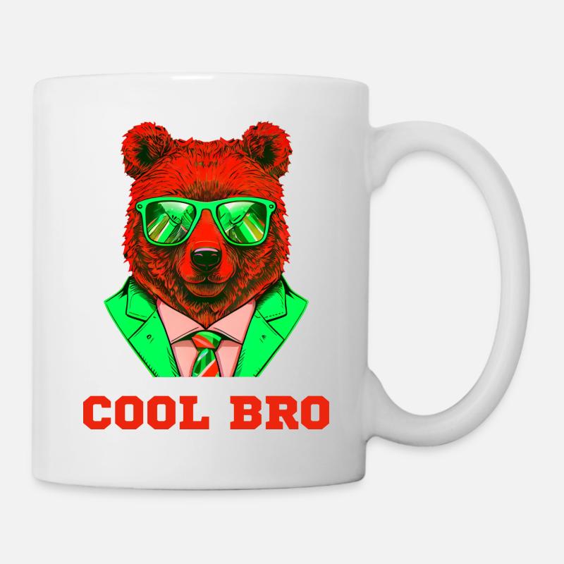 Cool Bro Bear - Mug - white
