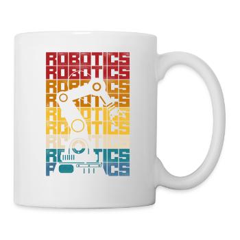 Robot Robotics Engineer Retro - Mug - white - Right