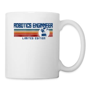 Robot Robotics Engineer Retro - Mug - white - Right
