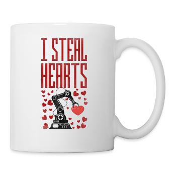 Robot Robotics Engineer Valentines - Mug - white - Right