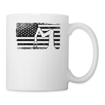Ingénieur en robotique robotique américain - Mug blanc - blanc - Droite