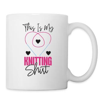 Knitting Knitter This Is My - Mug - white - Right