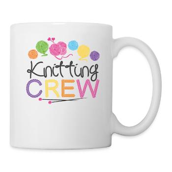 Tricot Tricot Tricot Équipe de tricot - Mug blanc - blanc - Droite