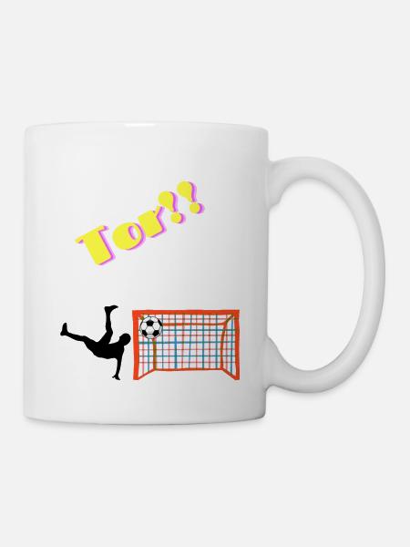 Torjäger - Tasse - Weiß