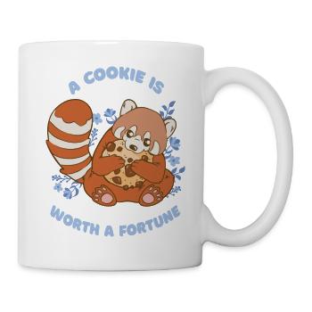 A Cookie Is Worth A Fortune Funny Cookie Lover - Mug - white - Right