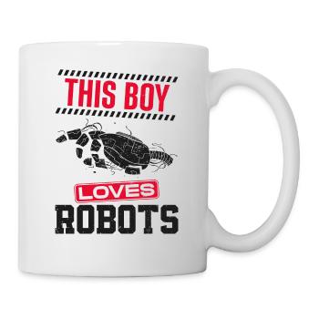 Robot Robotics Engineer Boy This - Mug - white - Right