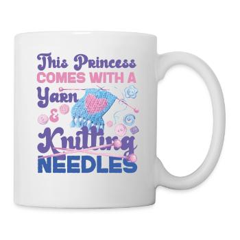 Knitting Knitter Girl This - Mug - white - Right
