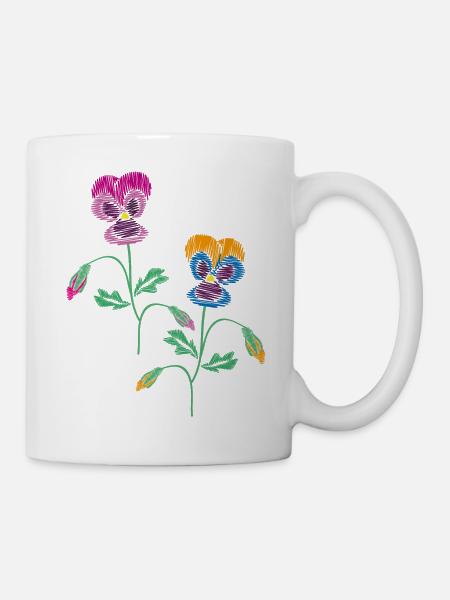 Pensée - Mug blanc - blanc