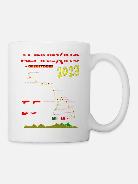 E5 Oberstdorf Merano 2023 - Mug - white