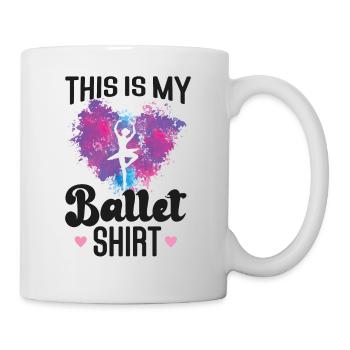 Ballet Danseuse Danse Ballerine - Mug blanc - blanc - Droite