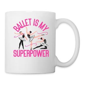 Ballet Dancer Dance Girl Ballerina - Tasse - Weiß - Rechts