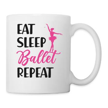 Ballet Dancer Dance Girl Ballerina - Tasse - Weiß - Rechts