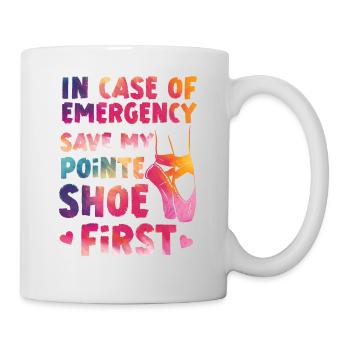 Ballet Dancer Dance Girl Ballerina - Tasse - Weiß - Rechts