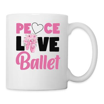 Ballet Dancer Dance Girl Ballerina - Tasse - Weiß - Rechts