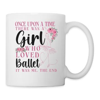 Ballet Dancer Dance Girl Ballerina - Tasse - Weiß - Rechts