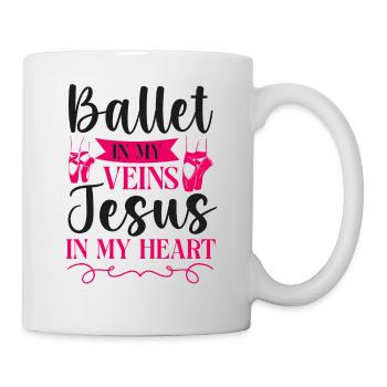 Ballet Dancer Dance Girl Ballerina - Mug - white - Right