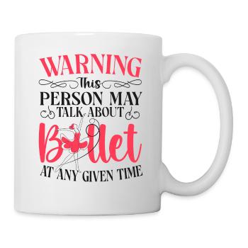 Ballet Danseuse Danse Ballerine - Mug blanc - blanc - Droite