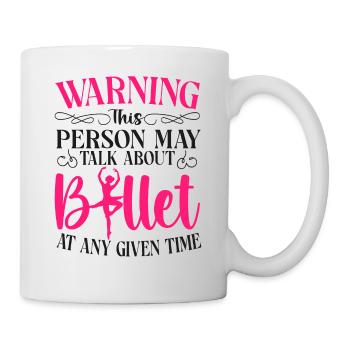 Ballet Danseuse Danse Ballerine - Mug blanc - blanc - Droite