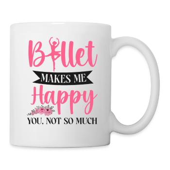 Ballet Dancer Dance Girl Ballerina - Mug - white - Right
