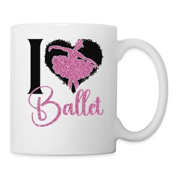 Ballet Dancer Dance Girl Ballerina - Tasse - Weiß - Rechts