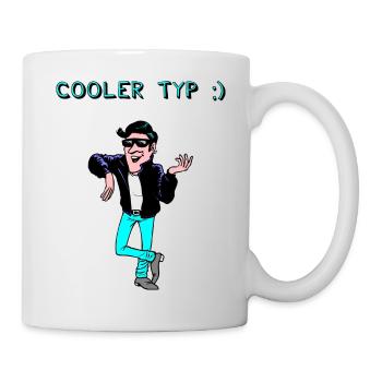 Cooler Typ :) - Tasse - Weiß - Rechts