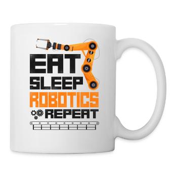 Ingénieur Robotique Robot Vintage - Mug blanc - blanc - Droite
