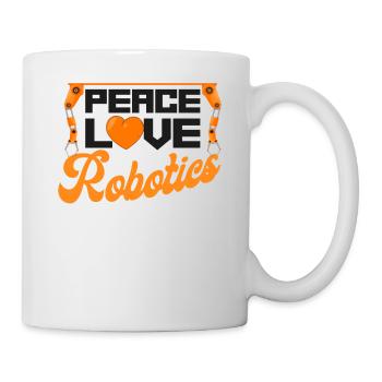 Ingénieur en robotique robotique femme - Mug blanc - blanc - Droite