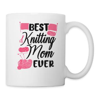 Knitting Knitter Mom Best Knitting - Tasse - Weiß - Rechts