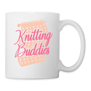 Tricoter Tricoter Amis Bêtes - Mug blanc - blanc - Droite