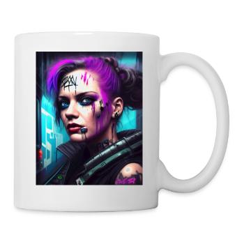 Experience unique graffiti art - Mug - white - Right
