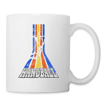 Handball Handball Player Handball Player Vintage Retro - Mug blanc - blanc - Droite