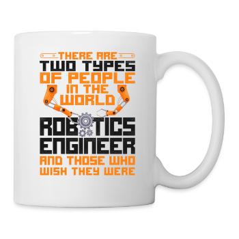 Ingénieur Robotique Robot Vintage - Mug blanc - blanc - Droite