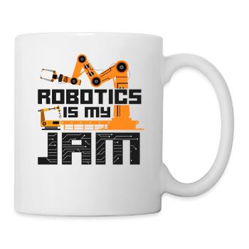 Ingénieur Robotique Robot Vintage - Mug blanc - blanc - Droite