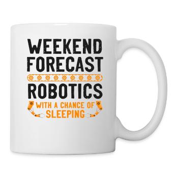 Robot Robotics Engineer Vintage - Mug - white - Right