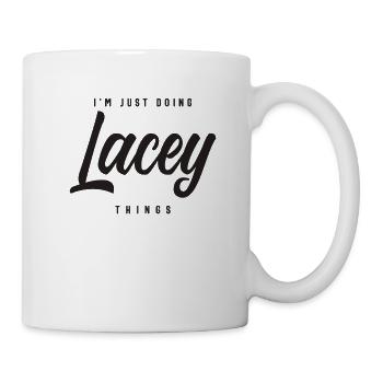Lacey Name Personalized Birthday Name Lacey - Mug - white - Right
