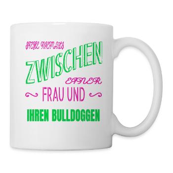 hundeliebhaber welpe lieblingshund - Tasse - Weiß - Rechts