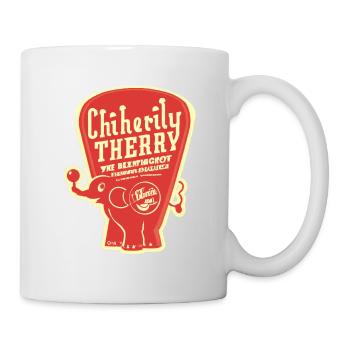 Chiherily Therry Elefant - Tasse - Weiß - Rechts