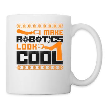 Ingénieur Robotique Robot Vintage I - Mug blanc - blanc - Droite