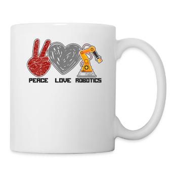 Ingénieur en robotique robotique femme - Mug blanc - blanc - Droite