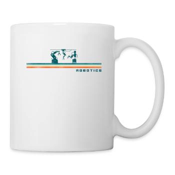 Robot Robotics Engineer Retro - Mug - white - Right