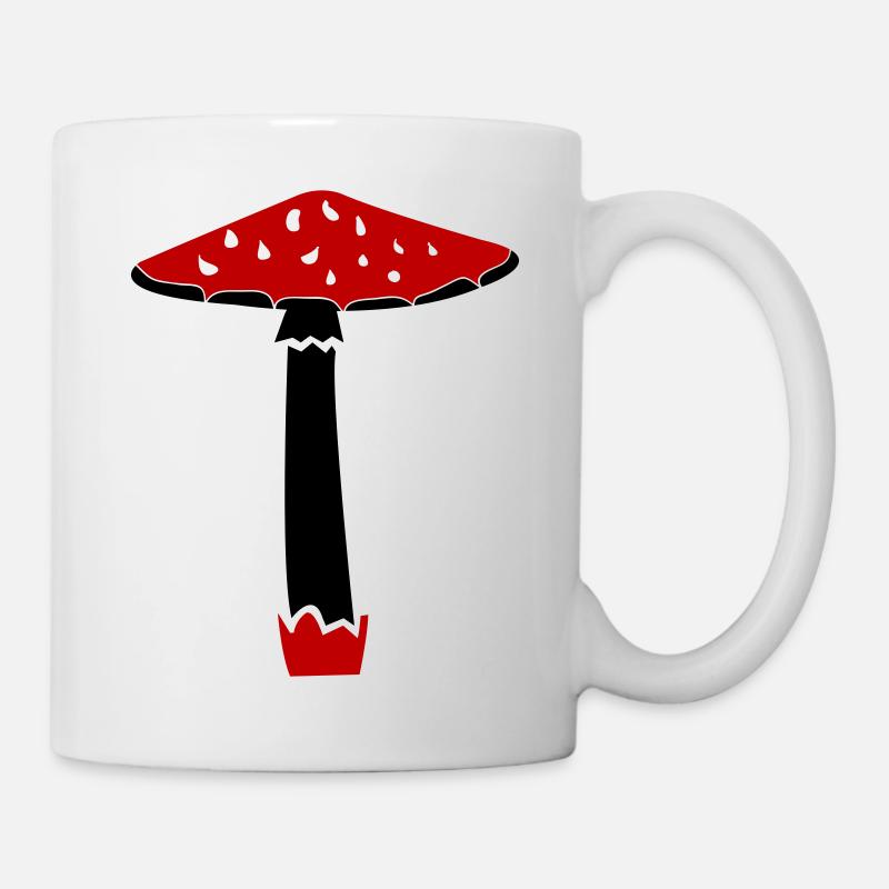 Pilz - Tasse - Weiß