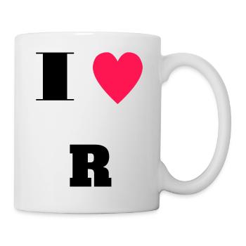 I love R - Mug - white - Right